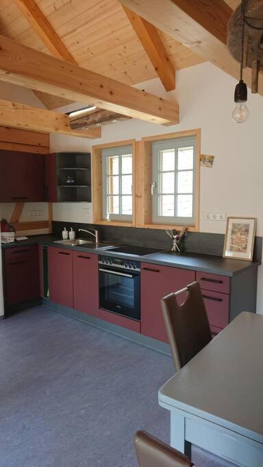 Mothsgut - Moderne Ferienwohnung Auf Dem Bauernhof Im Erzgebirge Oelsnitz  Bagian luar foto